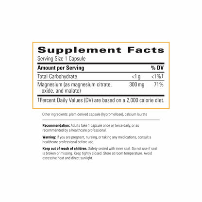 Integrative Therapeutics Tri-Magnesium – Cellular Energy & Muscle Support | 180 Capsules