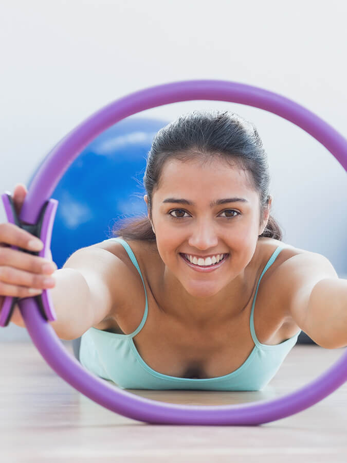 Yoga Studio Pilates Resistance Ring — Double Handle