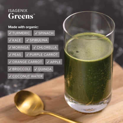 Isagenix Moringa Greens Powder 300g | 30 Servings | Non-GMO