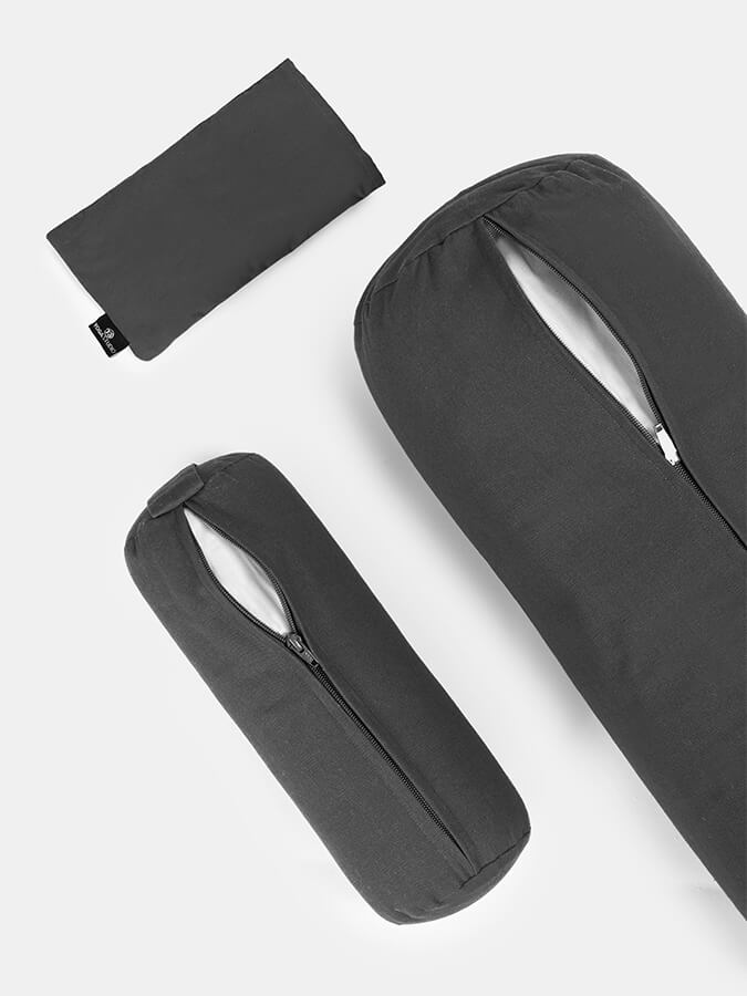 Yoga Studio Organic Meditation Bolster & Eye Pillow Set