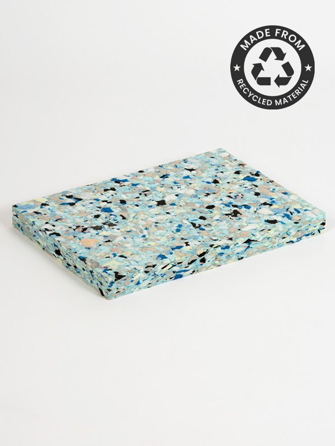Yoga Studio 1 Inch Chip Foam Half Yoga Block (30x20x2.5cm)