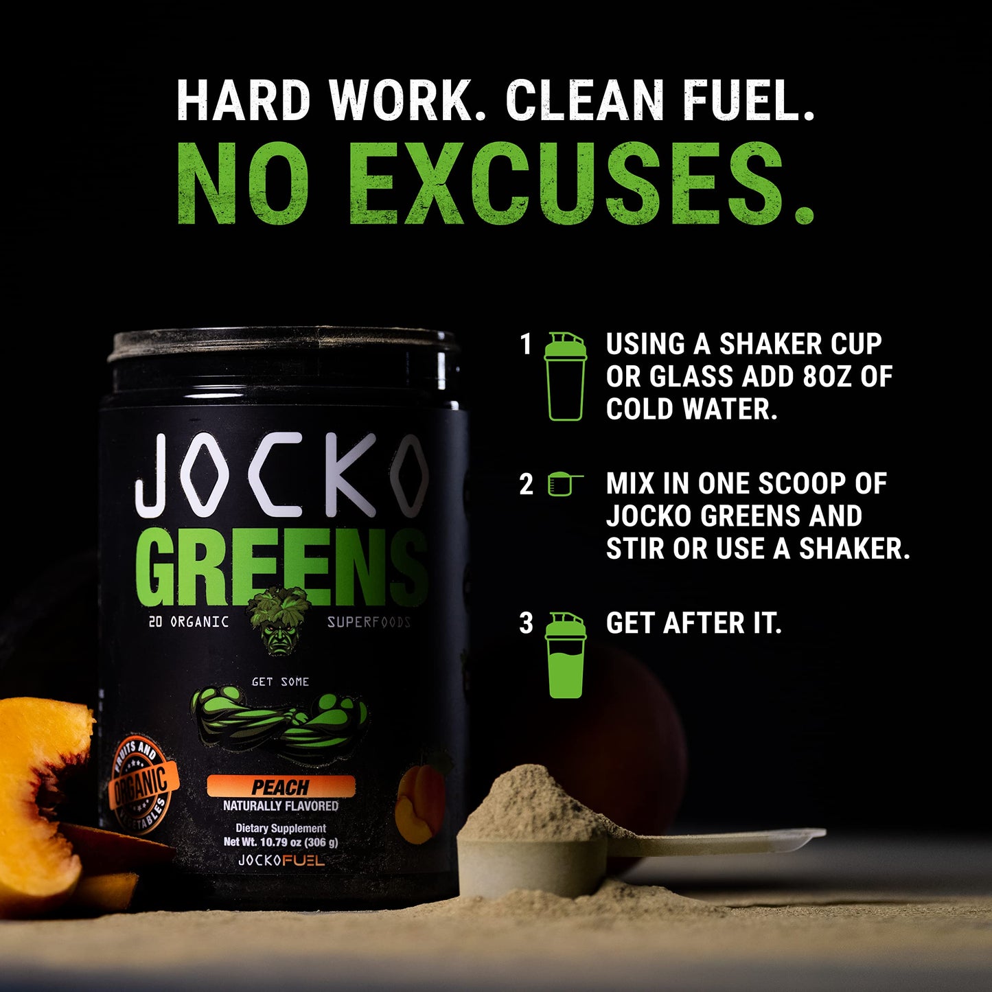 Jocko Fuel Daily Greens Powder — 30 Servings
