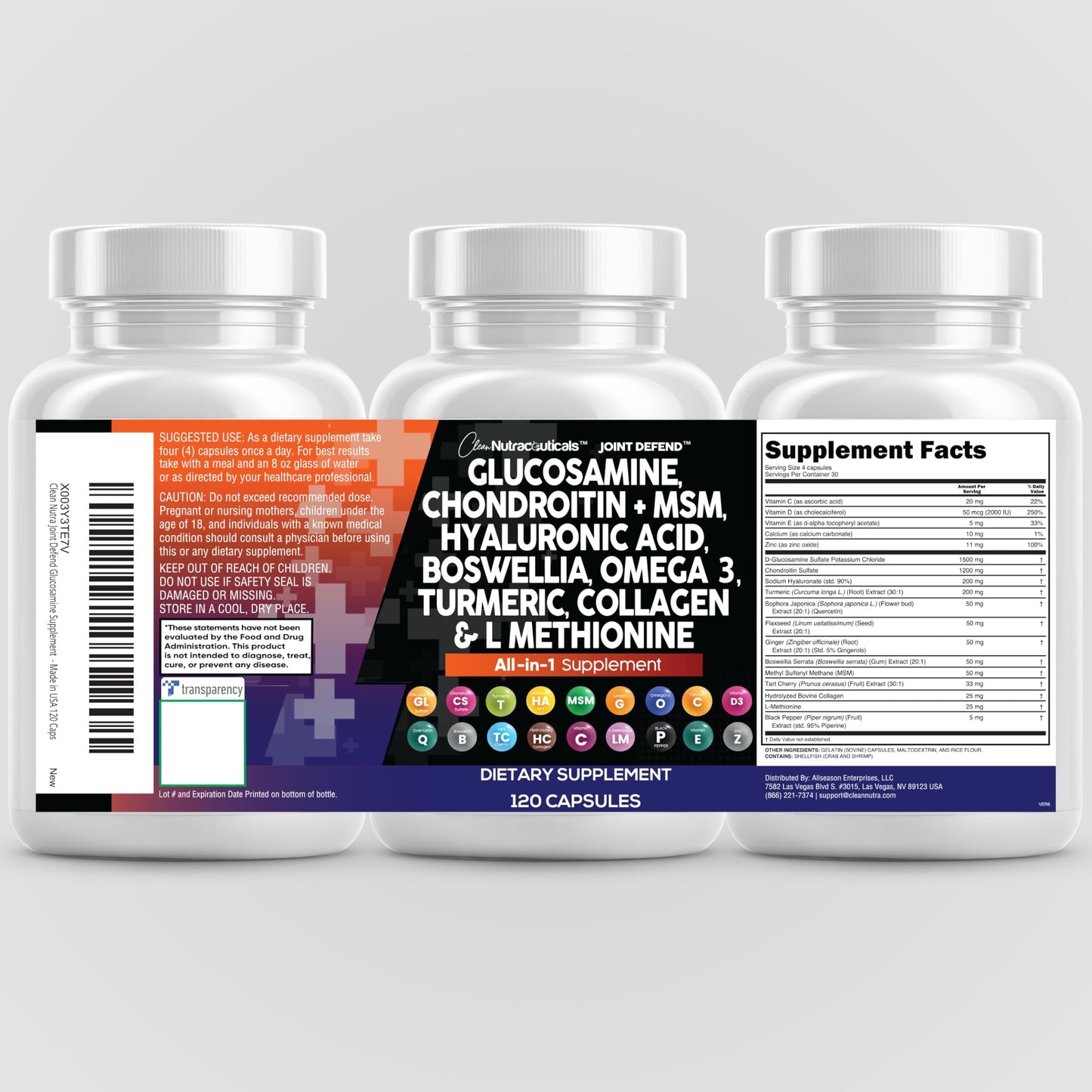 Clean Nutraceuticals Joint Defend 15-in-1 – 2 Pack