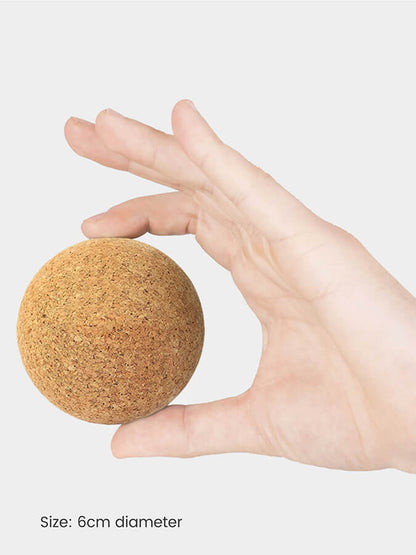 Yoga Studio Cork Massage Ball Set of 3 — 2cm, 4cm, 6cm