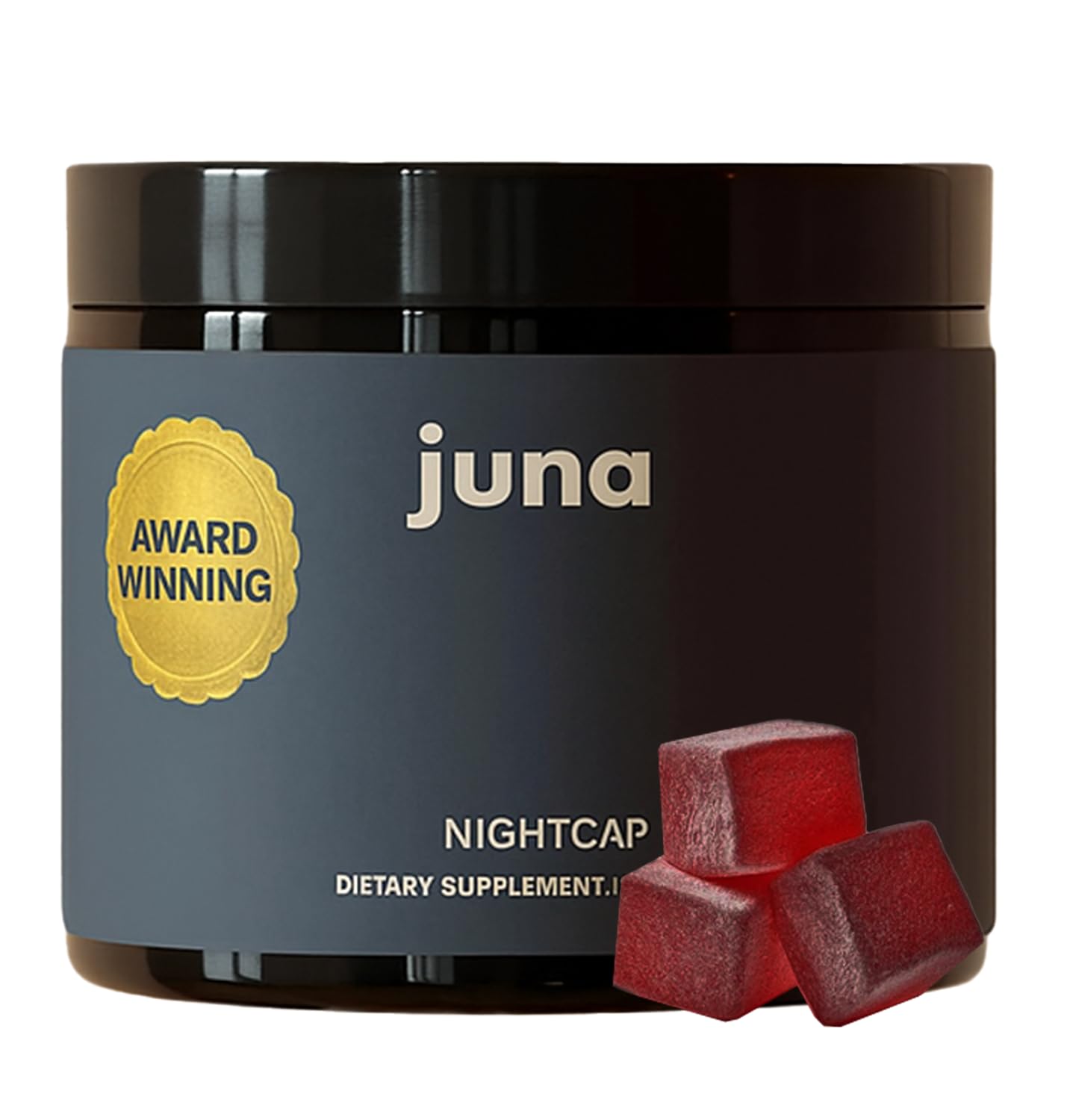 Juna Nightcap Sleep Gummies – Sugar-Free, Low-Dose Melatonin 30 Servings