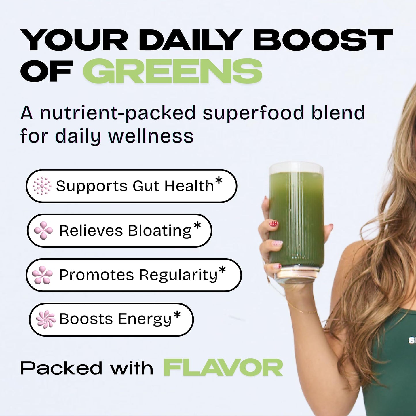 Kiala Nutrition Super Greens — Organic Greens Powder with Spectra Blend, Tropical Splash, 30 Servings