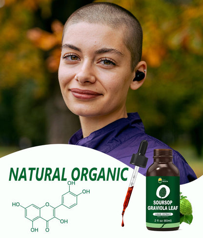 KingHealth Organic Soursop Graviola Leaf Extract Drops — 2oz - Calm Era