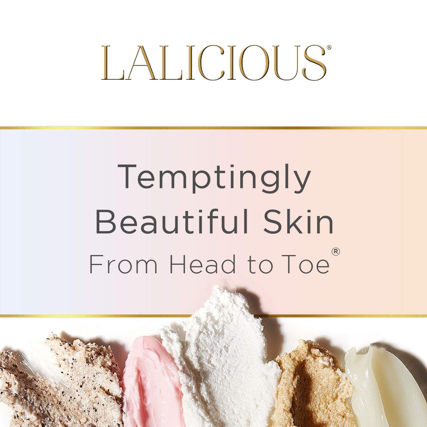 LaLicious Sugar Peppermint Whipped Sugar Scrub – Exfoliating Body & Foot Care, 16 oz