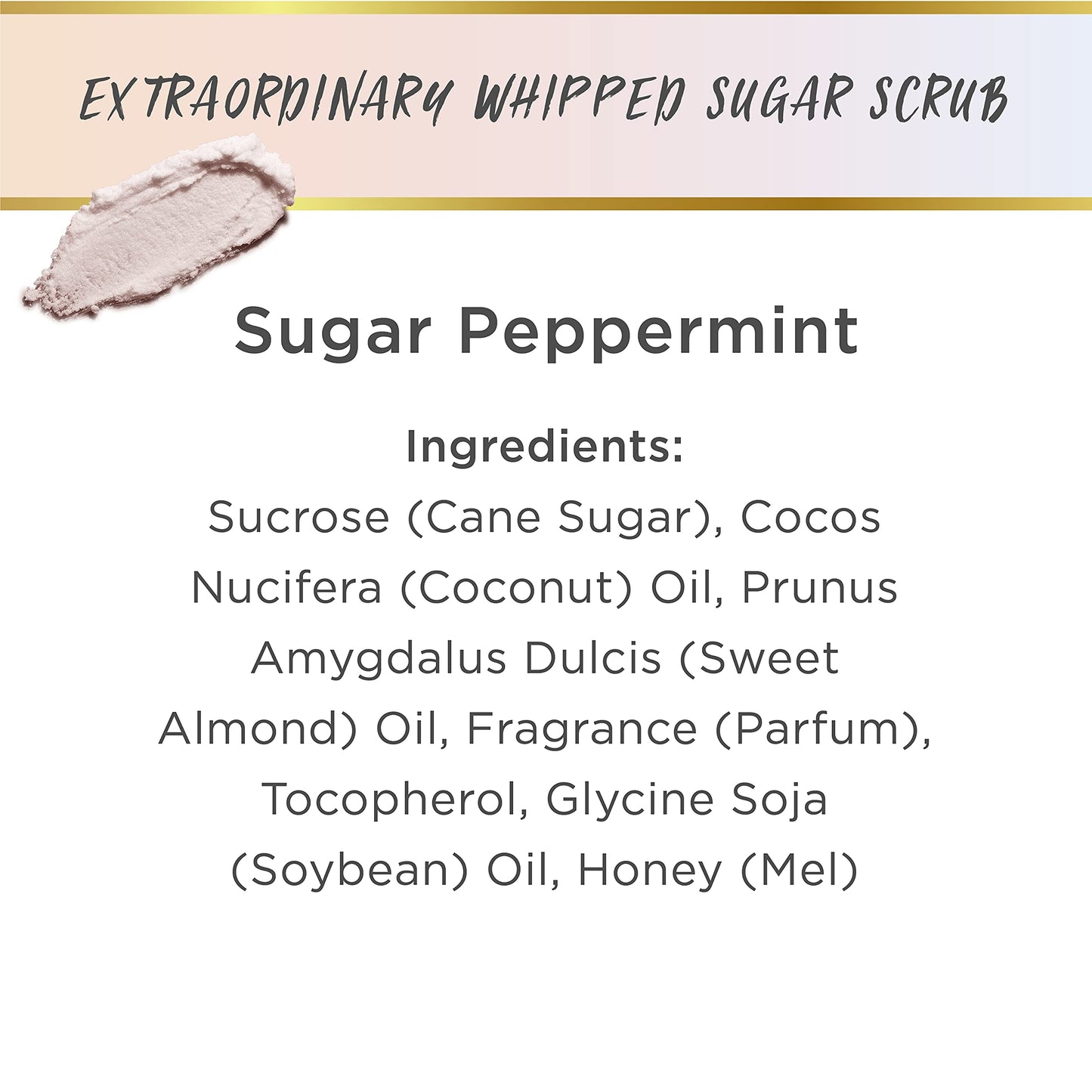 LaLicious Sugar Peppermint Whipped Sugar Scrub – Exfoliating Body & Foot Care, 16 oz