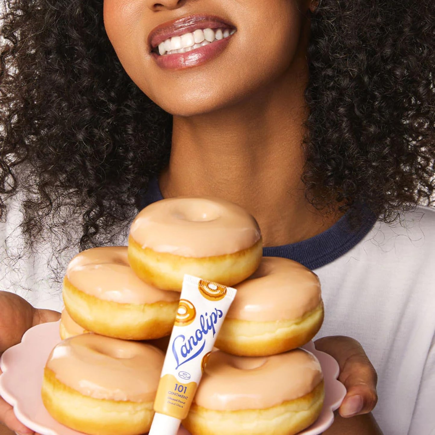 Lanolips 101 Ointment — Glazed Donut, Multipurpose Lip Balm, 0.52oz