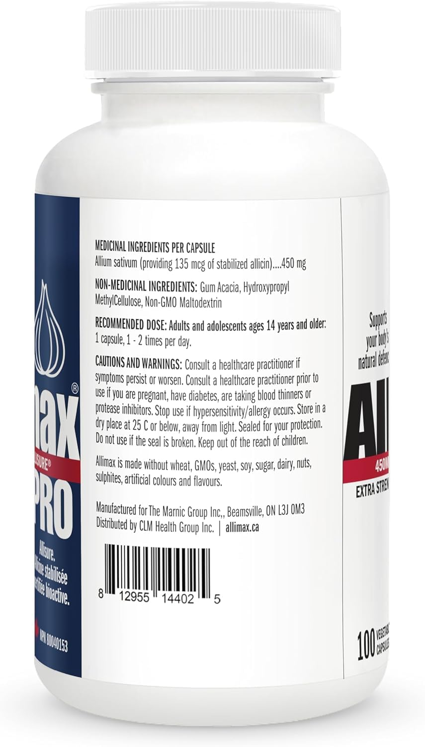 Lekullna Allicin Garlic Supplement 450mg – Spanish Garlic | 100 Vegicaps - Calm Era
