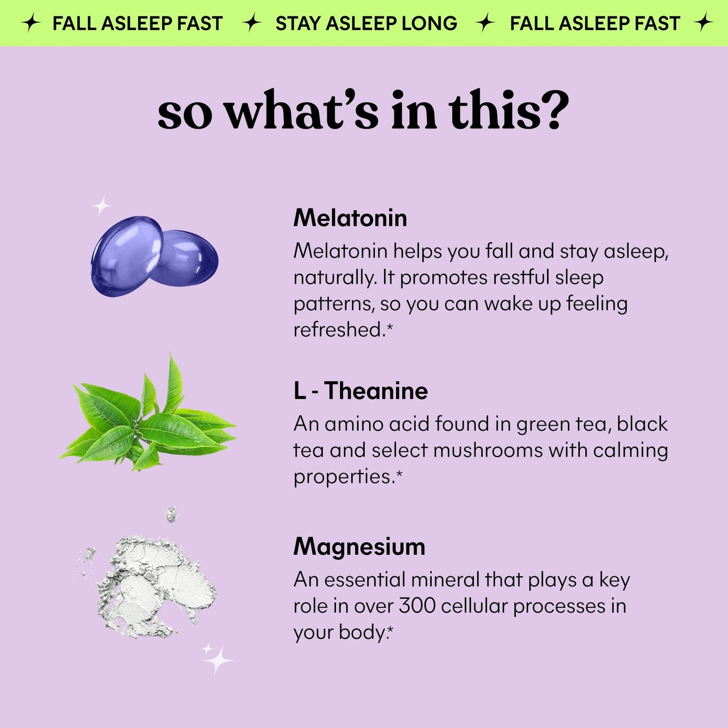 Lemme Sleep Gummies – 5mg Melatonin, Magnesium & L-Theanine Berry 60 Count