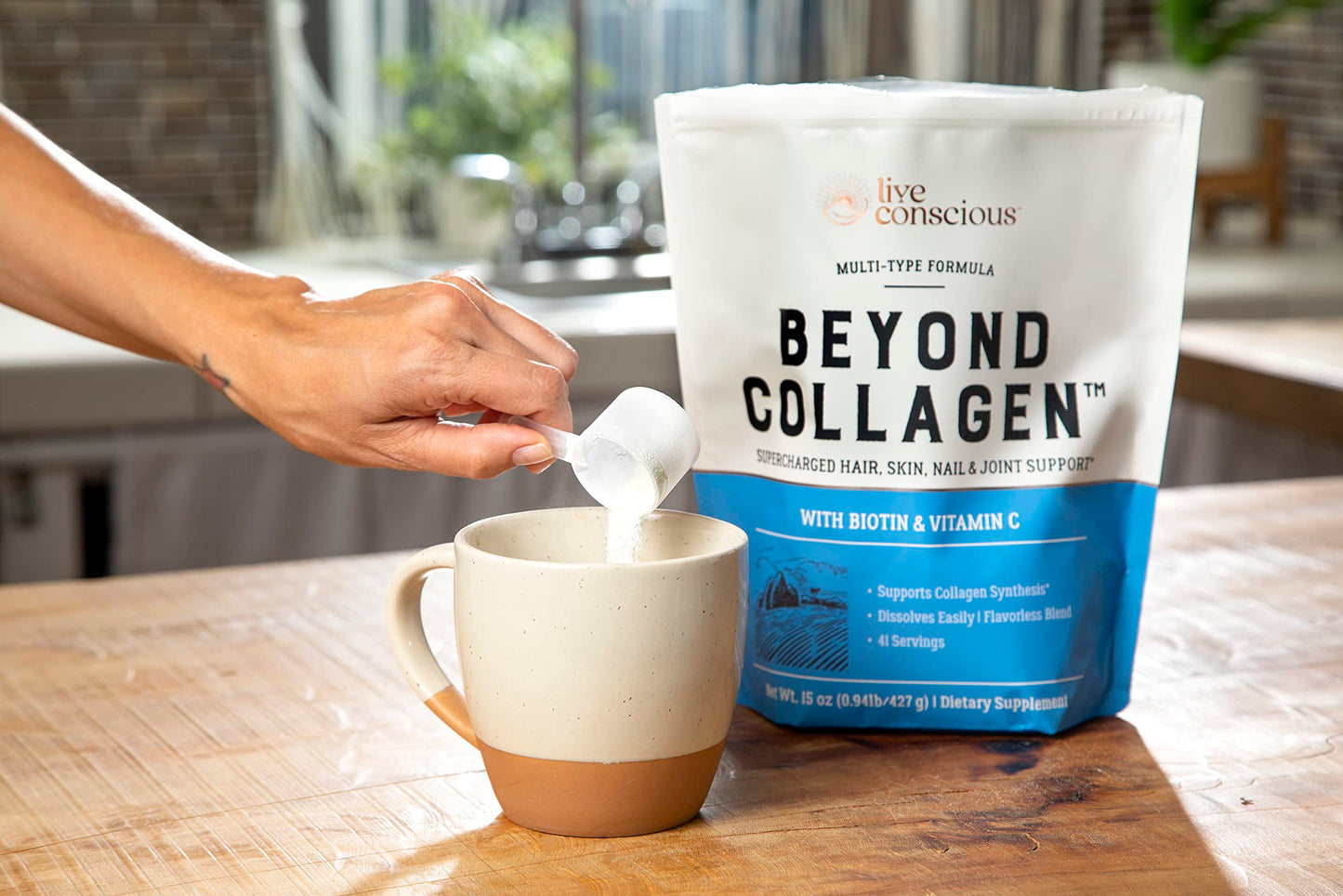 Live Conscious Beyond Collagen Multi Collagen Powder 2-Pack
