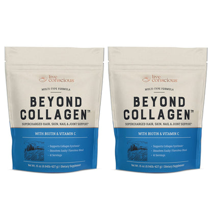 Live Conscious Beyond Collagen Multi Collagen Powder 2-Pack