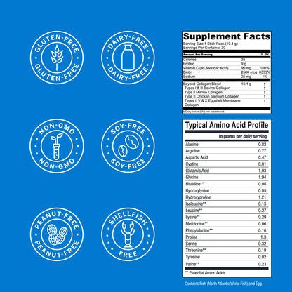 Live Conscious Beyond Collagen Peptides Packets – 30 Pack 2pk