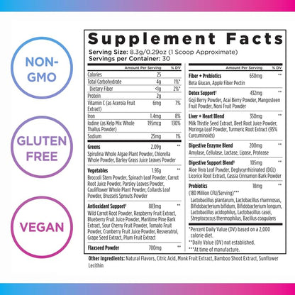 Livingood Daily Greens & Superfood Powder — Original, 30 Servings