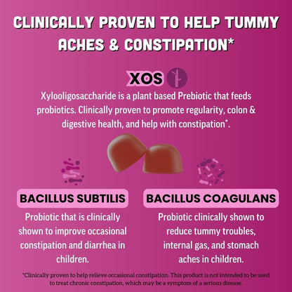 Llama Naturals Kids Probiotic + Prebiotic Gummies – Vegan | 120 Count