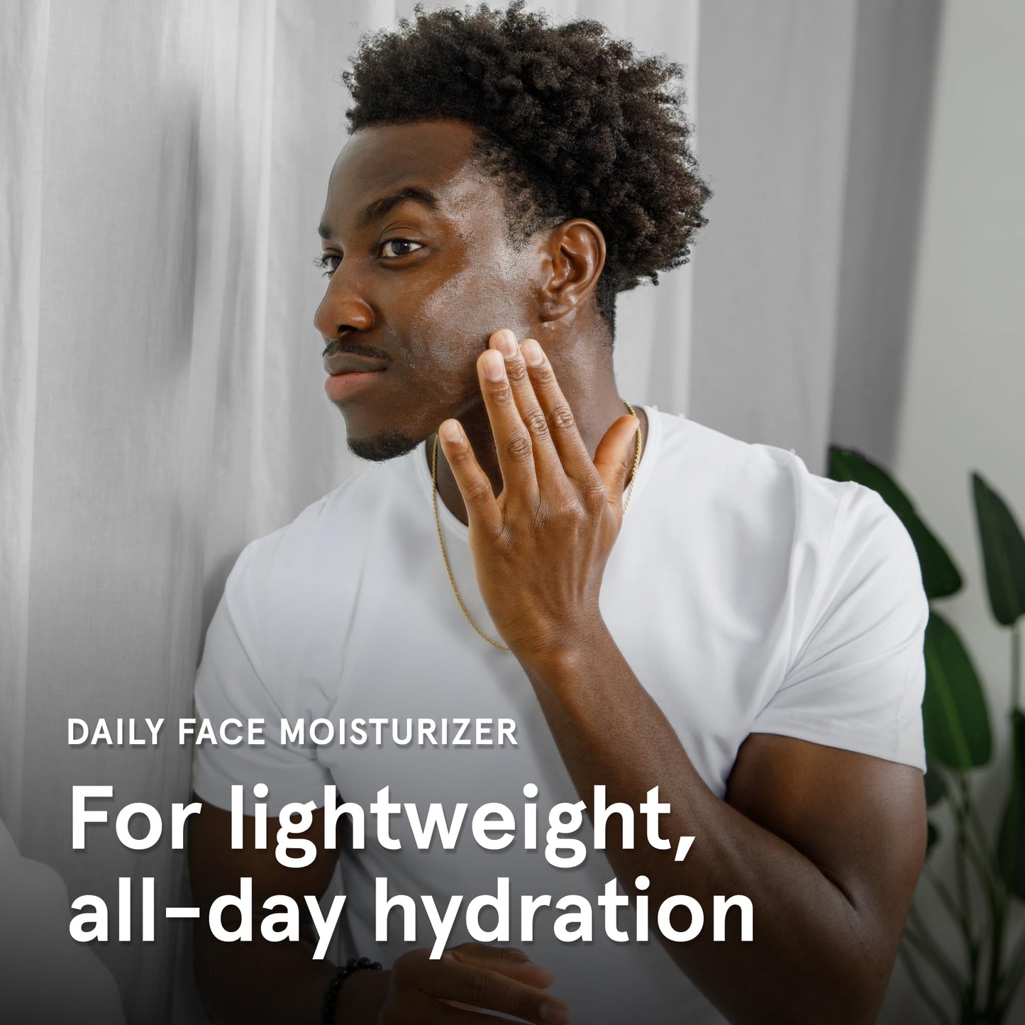 Lumin Daily Face Moisturiser for Men – Lightweight Niacinamide Hydration 50ml x2