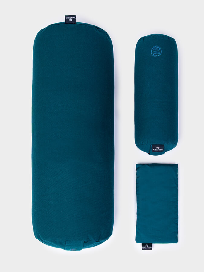 Yoga Studio Organic Meditation Bolster & Eye Pillow Set