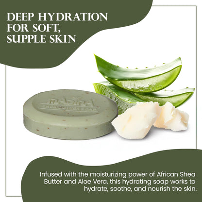 Madina African Black Soap Bar — Shea Butter & Aloe 6-Pack - Calm Era