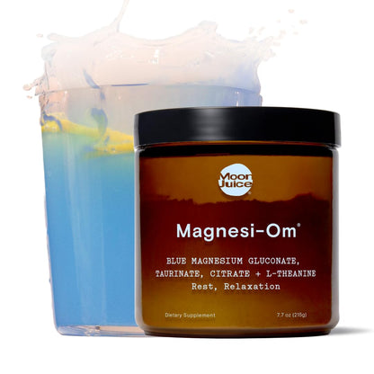 Moon Juice Magnesi-om Blue Lemon Jar – Big Mag 7.7 oz (55 Servings)