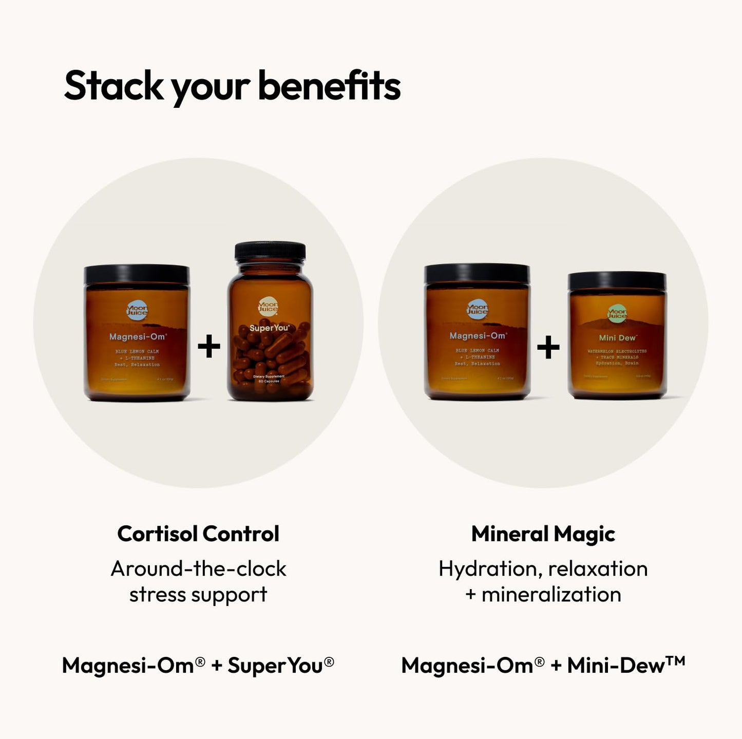 Moon Juice Magnesi-Om Magnesium Powder – Chelated Magnesium + L-Theanine for Rest, Relaxation & Regularity – Vegan & Non-GMO – Blue Lemon, 4.2 oz