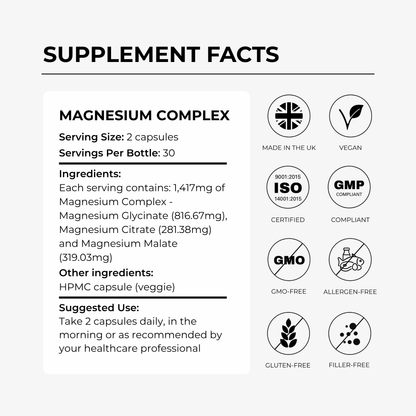 Charava Magnesium Complex with Zinc & Vitamin D3