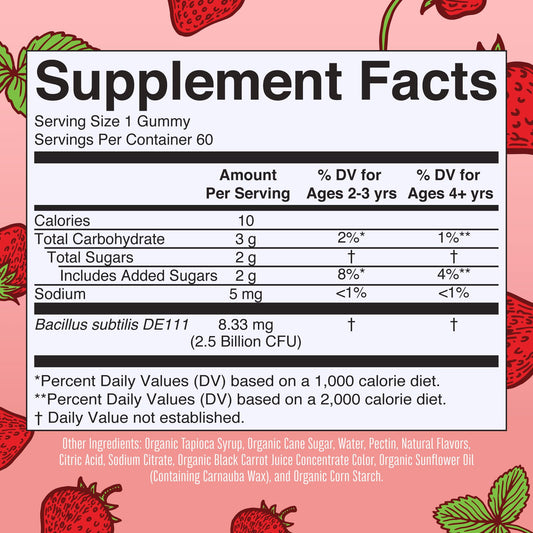 MaryRuth Organics Kids Probiotics Gummies – Digestive Health | 60 Count