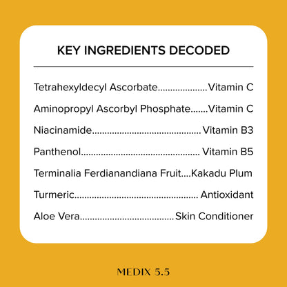 Medix 5.5 Radiant Glow Vitamin C Body Wash with Niacinamide — 15oz