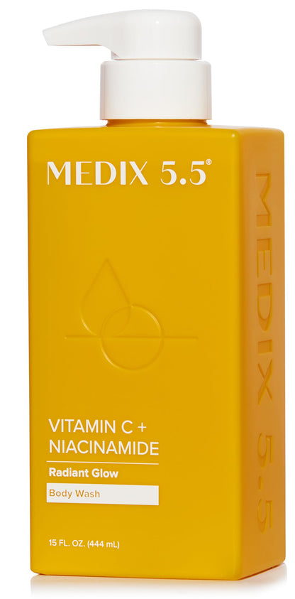 Medix 5.5 Radiant Glow Vitamin C Body Wash with Niacinamide — 15oz