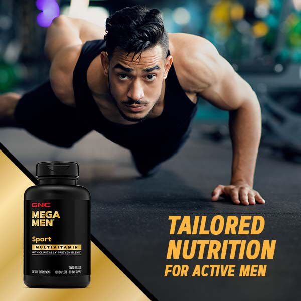 GNC Mega Men Sport Multivitamin – 180 Count