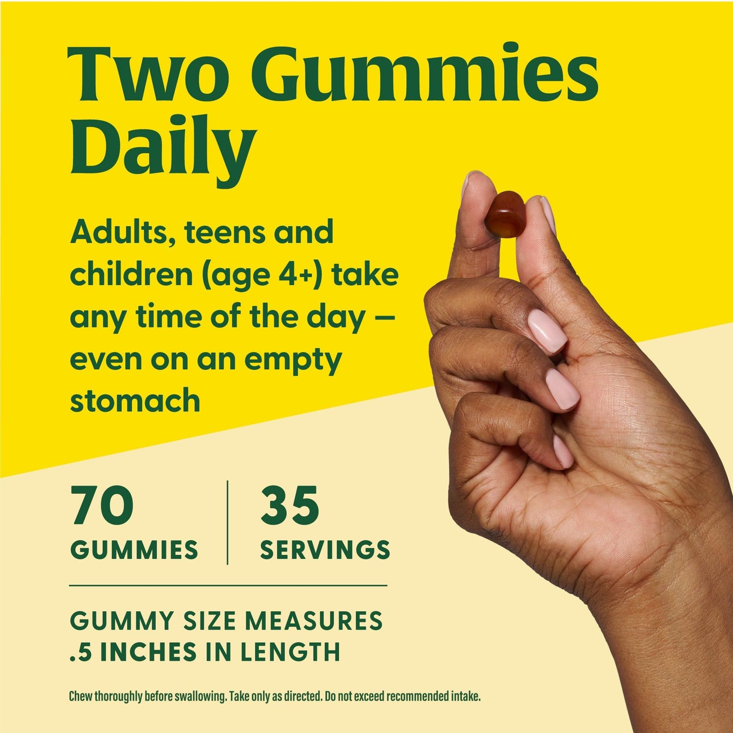 MegaFood Vitamin B12 Energy Gummies — Ginger, USDA Organic, 70ct