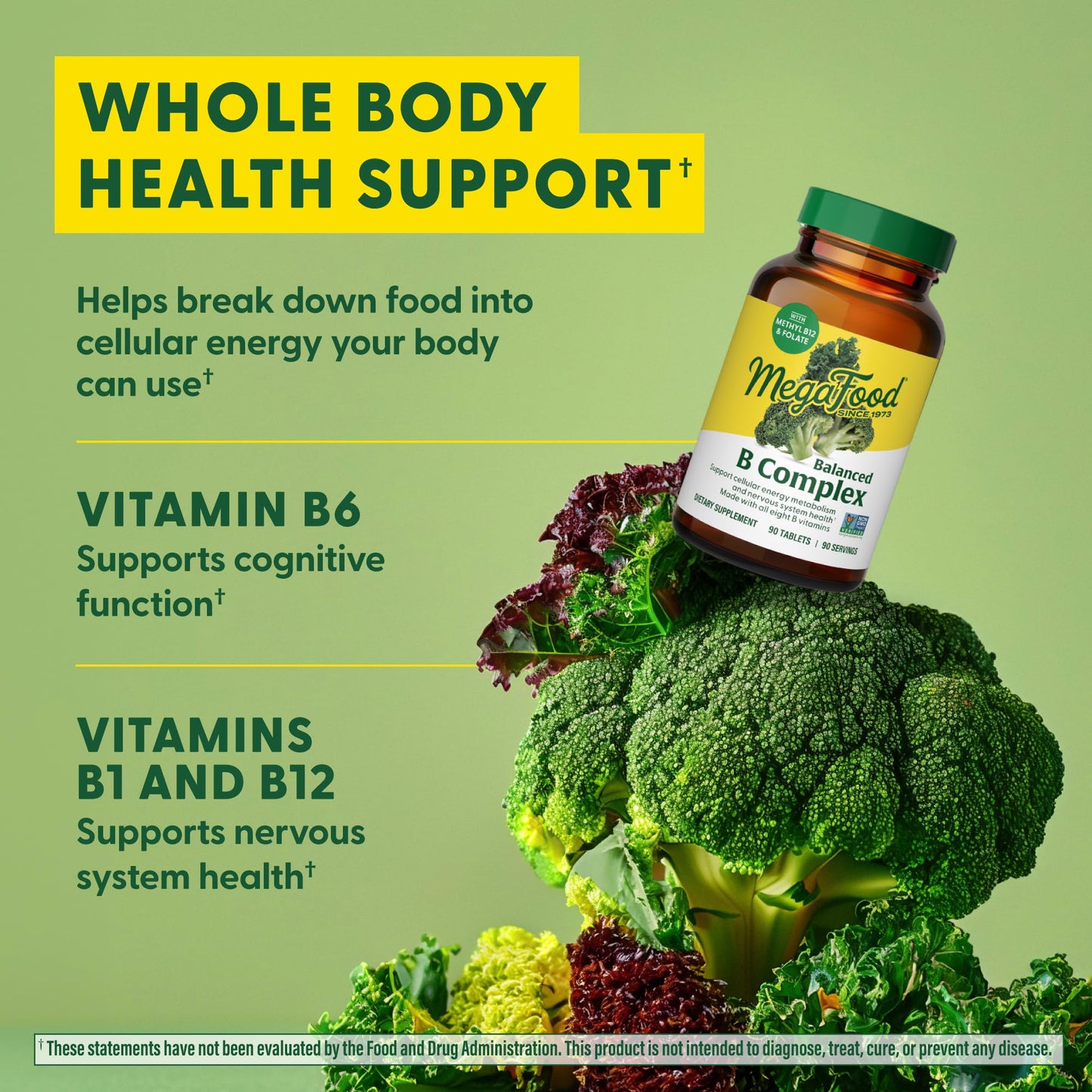MegaFood Balanced B Complex — 30 Tablets