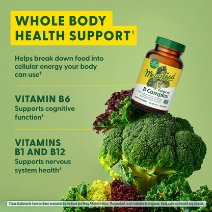 MegaFood Balanced B Complex — 30 Tablets