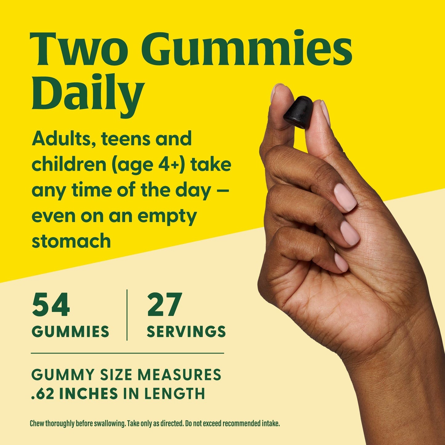 MegaFood Elderberry Immune Support Gummies — Zinc, USDA Organic, 54ct