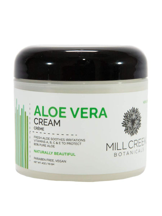 Mill Creek Aloe Vera Cream — 80% Pure Aloe, Vitamin-Rich, 4oz - Calm Era