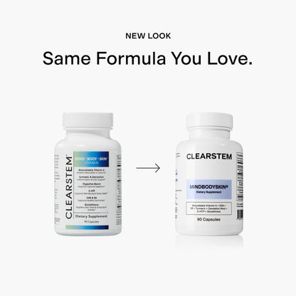 CLEARSTEM MindBodySkin Skin Clarity Supplement – 90 Capsules
