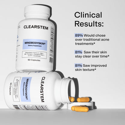 CLEARSTEM MindBodySkin Skin Clarity Supplement – 90 Capsules