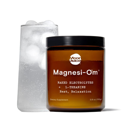 Moon Juice Magnesi-Om Magnesium Powder with L-Theanine | Sleep, Calm & Digestive Support | 30 Servings