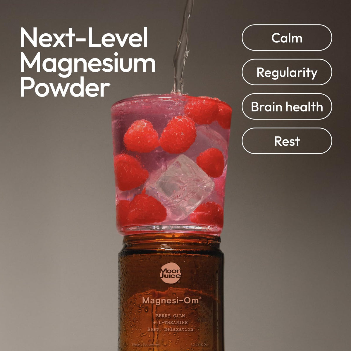Moon Juice Magnesi-om Berry Jar – Big Mag 7.7 oz (55 Servings) | Moon Juice - Calm Era