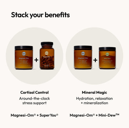 Moon Juice Magnesi-Om Magnesium Powder – Chelated Magnesium + L-Theanine for Rest, Relaxation & Regularity – Vegan & Non-GMO – Blue Lemon, 4.2 oz - Calm Era