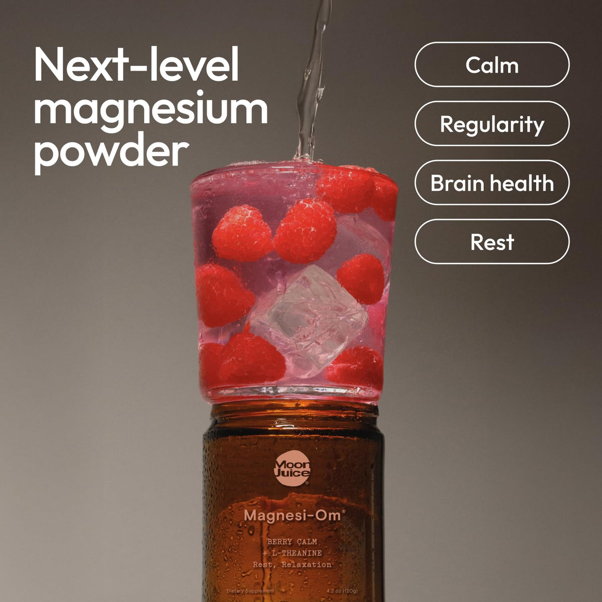 Moon Juice Magnesi-Om Magnesium Powder with L-Theanine – Rest, Relaxation & Regularity | Vegan, Non-GMO, Sugar-Free - Calm Era