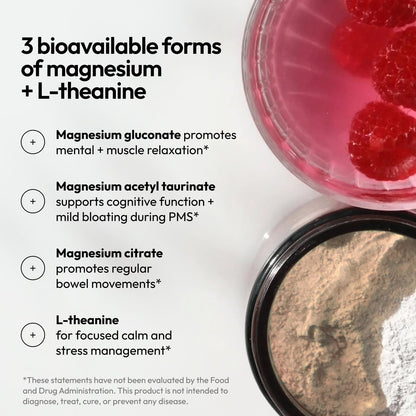 Moon Juice Magnesi-Om Magnesium Powder with L-Theanine – Rest, Relaxation & Regularity | Vegan, Non-GMO, Sugar-Free - Calm Era
