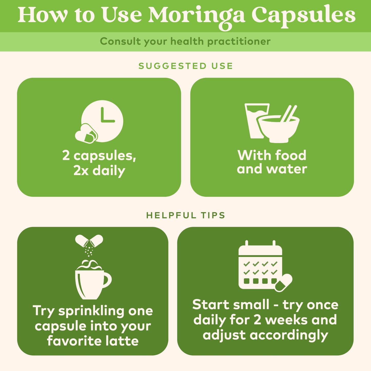 Organic India Moringa Leaf Veg Capsules 60ct | Vegan Superfood