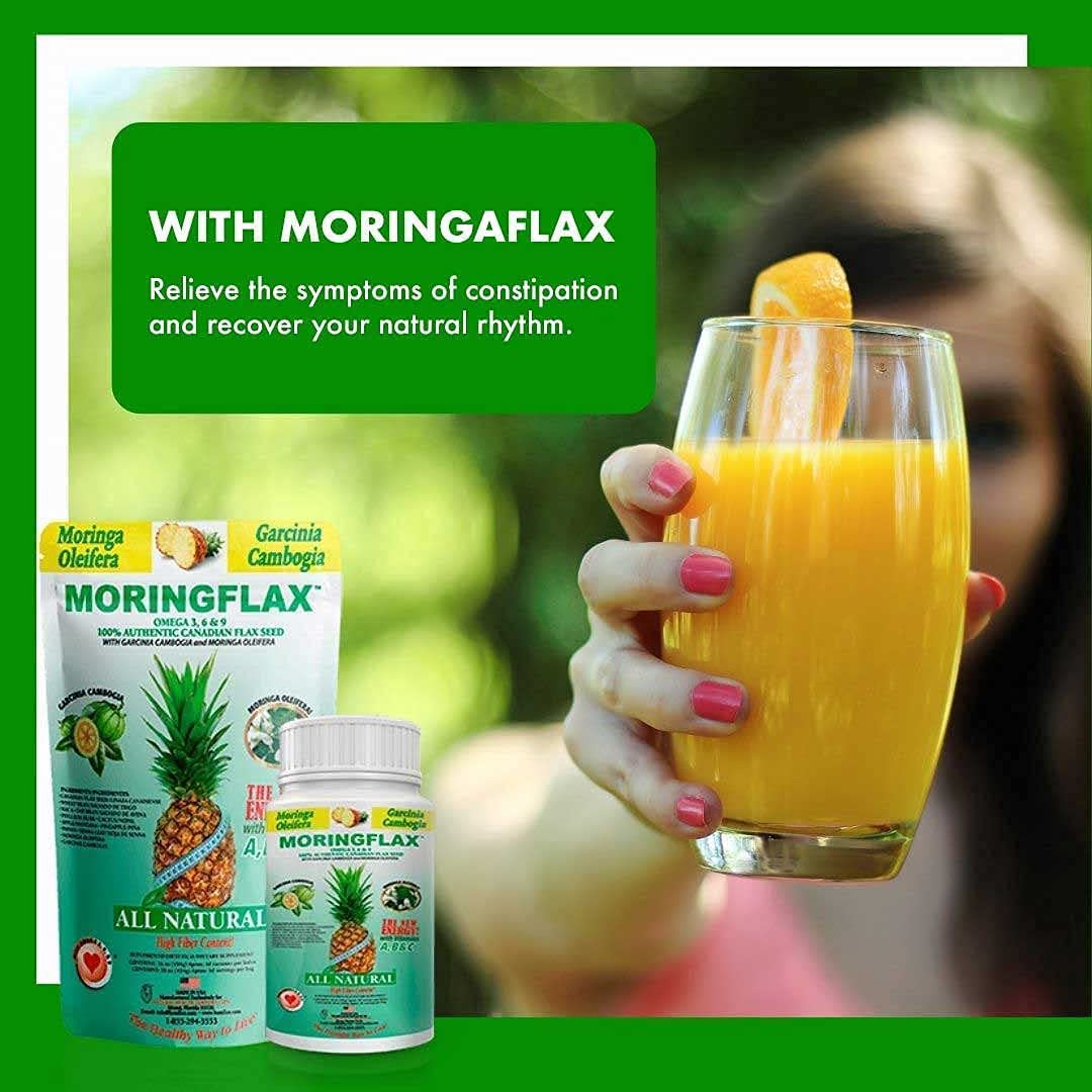 Moringflax Natural Flax Seed with Garcinia & Moringa 16oz 2-Pack