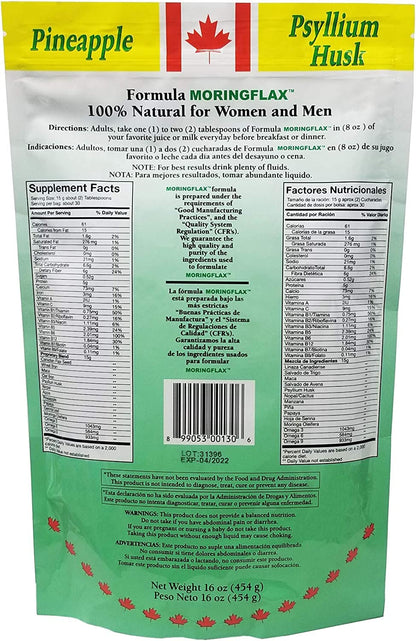 Moringflax Natural Flax Seed with Garcinia & Moringa 16oz 2-Pack