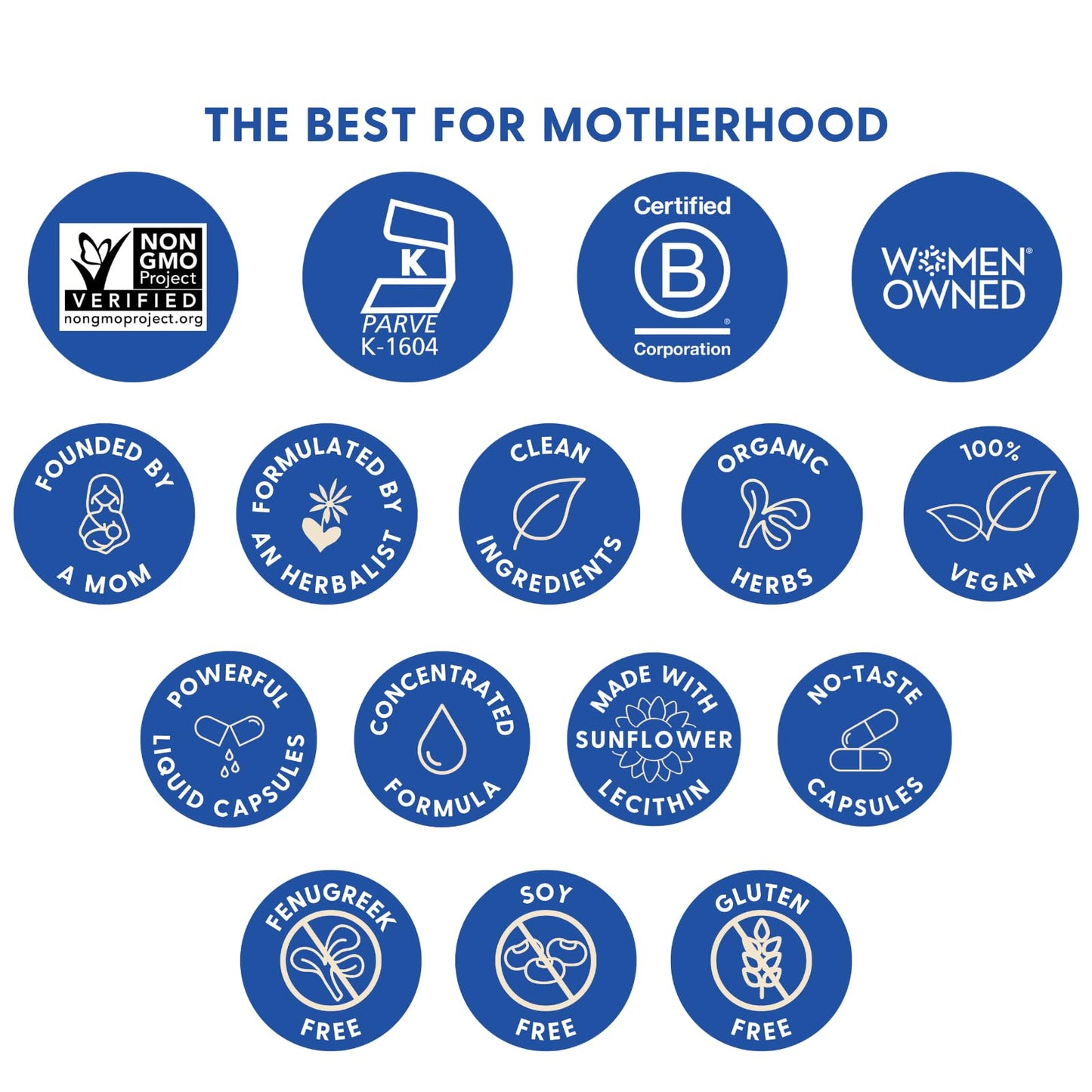Motherlove More Milk Moringa Lactation Capsules 180ct | Fenugreek-Free