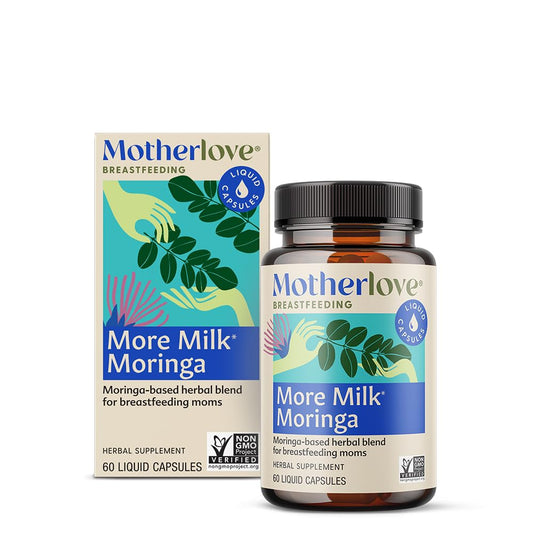 Motherlove More Milk Moringa Lactation Supplement | Fenugreek-Free Vegan