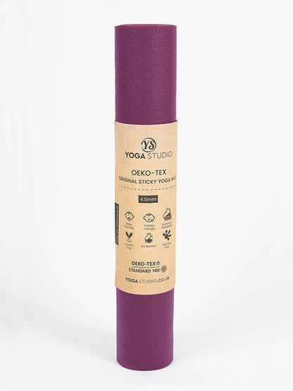 Yoga Studio Oeko-Tex Long & Wide Yoga Mat – Extra Space & Cushioning | 4.5mm