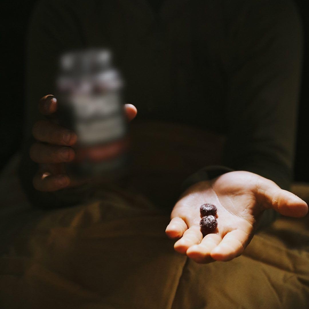 MTN OPS Slumber Sleep Gummies – Tart Cherry 1000mg & Melatonin 2.5mg | Mixed Berry | 60 Servings